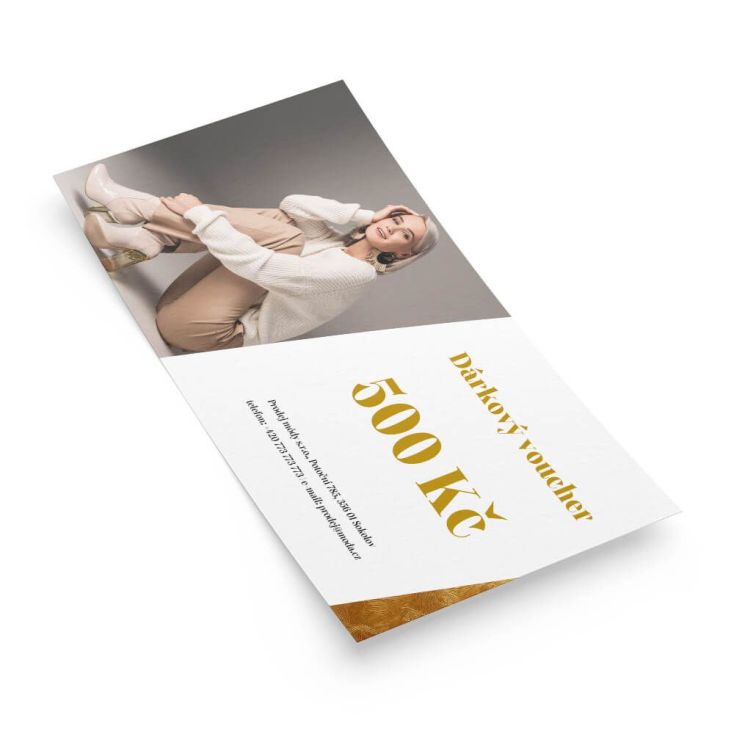 Rychlá a levná výroba s tiskem dárkových poukazů včetně jednoduché tvorby online