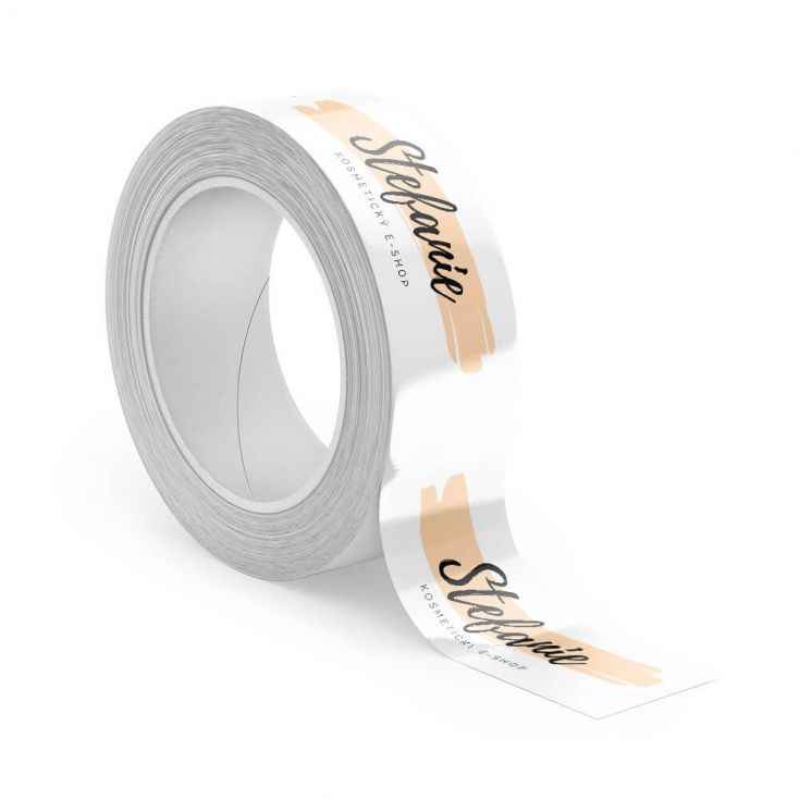 Levné lepící pásky s Vaším logem s výrobou on-line