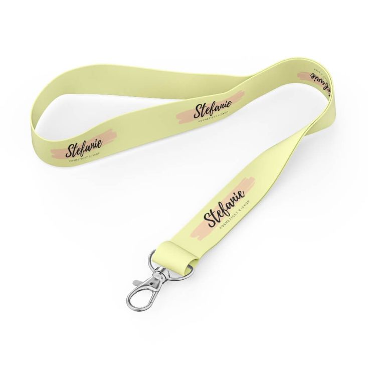 Levné šňůrky na krk s vlastním potiskem on-line a návrhem zdarma