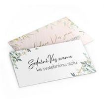 Svatební kartičky a menu